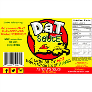 D.a.T. SaUcE 12 Pack of 5oz. Bottles