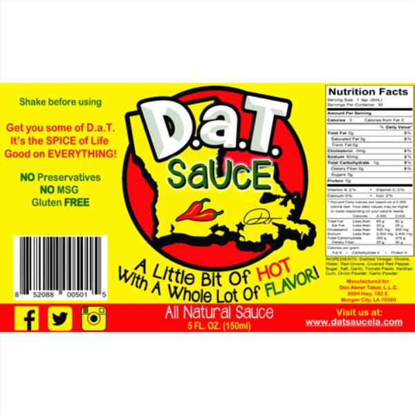 D.a.T. SaUcE 12 Pack of 5oz. Bottles